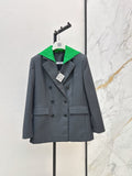 🔥Highest Quality🔥26FW New Faux-Layer Color-Block Paneled Blazer 🩶