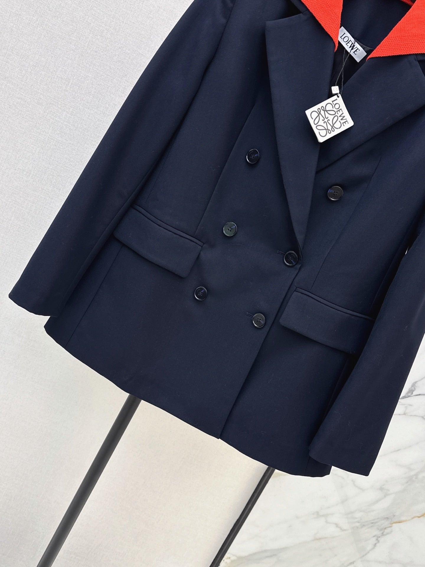 🔥Highest Quality🔥26FW New Faux-Layer Color-Block Paneled Blazer 🩶