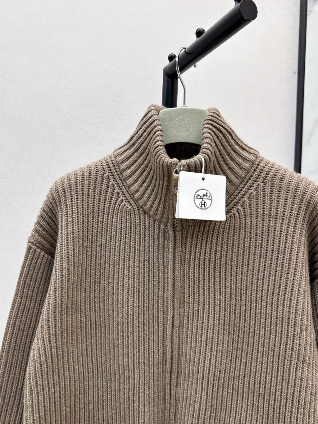 🔥Highest Quality🔥26FW New Classic Wool Knit Jacket with H-Pattern Pocket Detail 🖤