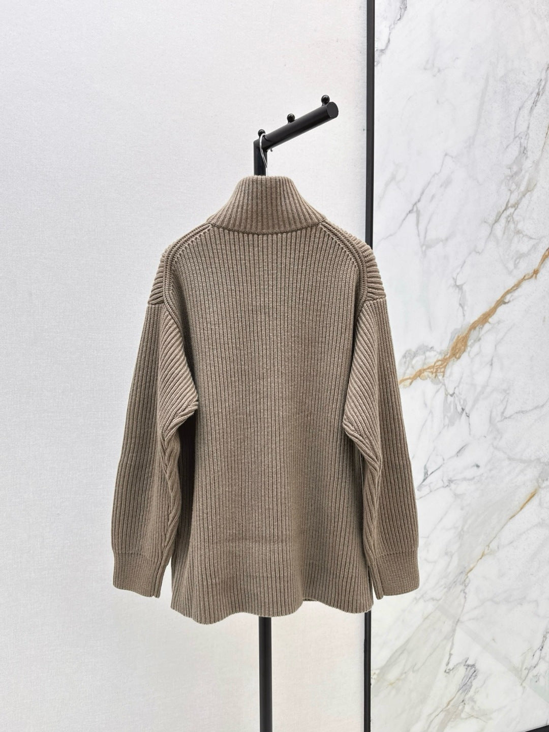 🔥Highest Quality🔥26FW New Classic Wool Knit Jacket with H-Pattern Pocket Detail 🖤